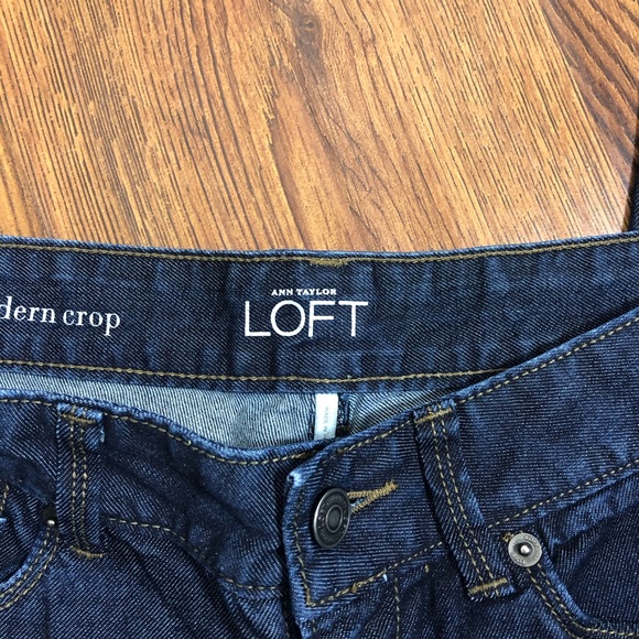 Ann Taylor Jeans Modern Crop Fit - Picture 3 of 5